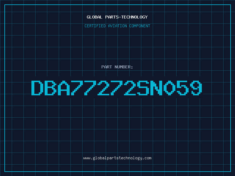 Aviation Part DBA77272SN059