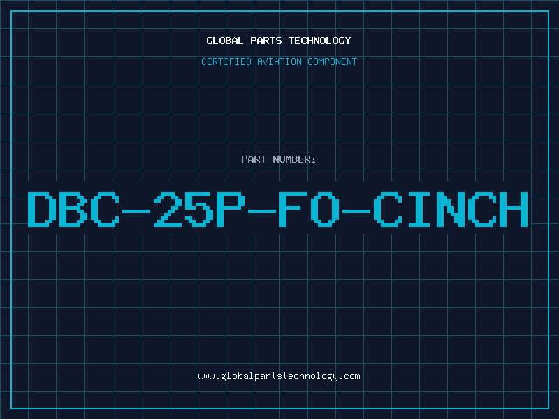 Aviation Part DBC-25P-FO-CINCH