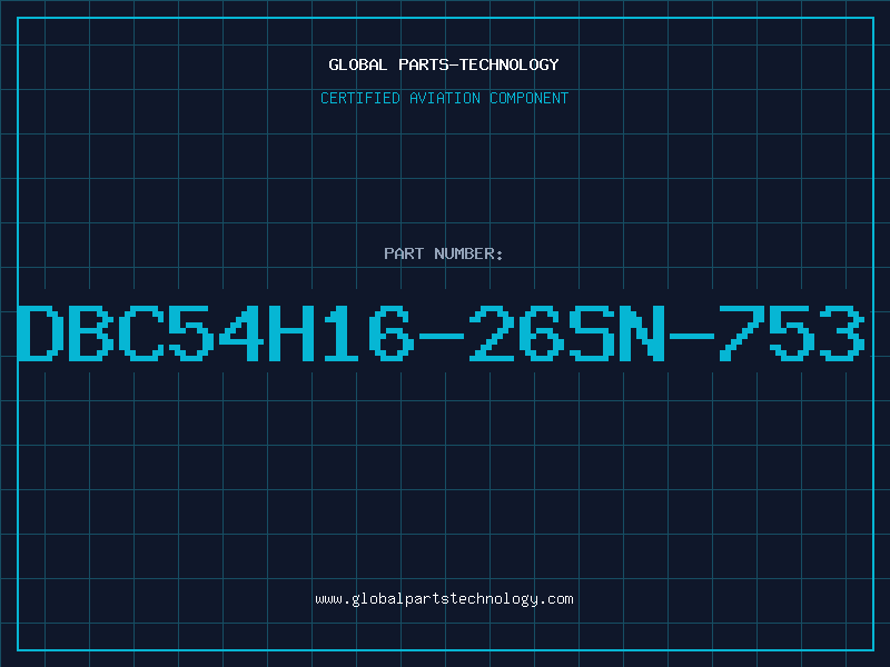 Aviation Part DBC54H16-26SN-753