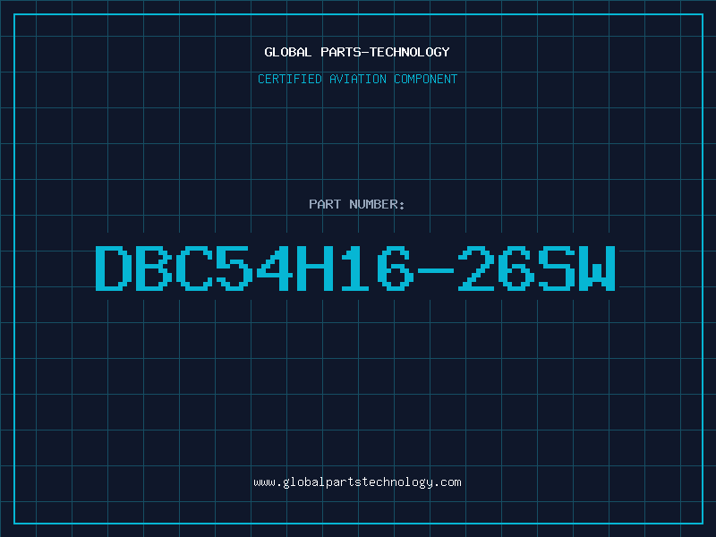 Aviation Part DBC54H16-26SW