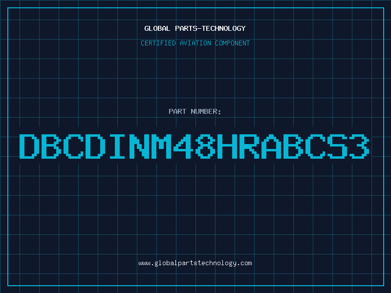 Aviation Part DBCDINM48HRABCS3