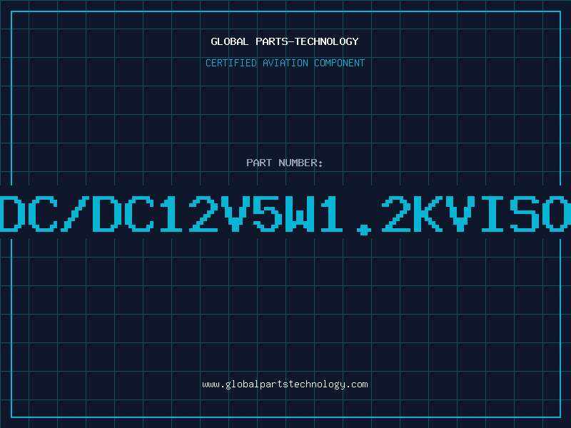 Aviation Part DC/DC12V5W1.2KVISO