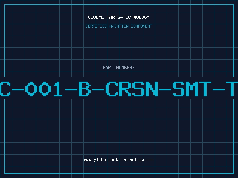 Aviation Part DC-001-B-CRSN-SMT-TR