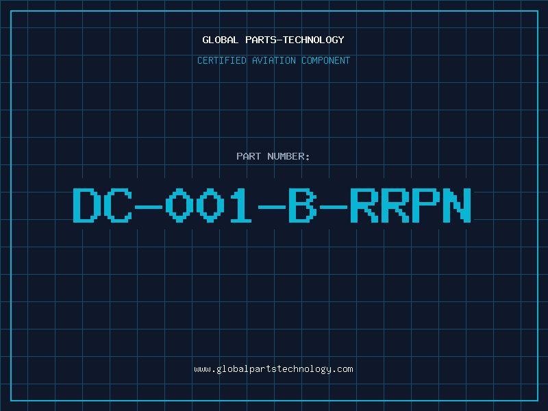 Aviation Part DC-001-B-RRPN