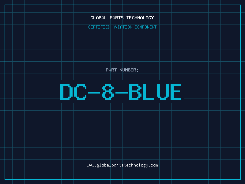 Aviation Part DC-8-BLUE