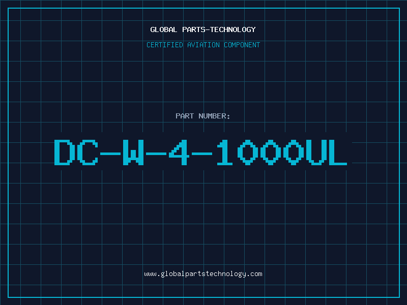Aviation Part DC-W-4-1000UL