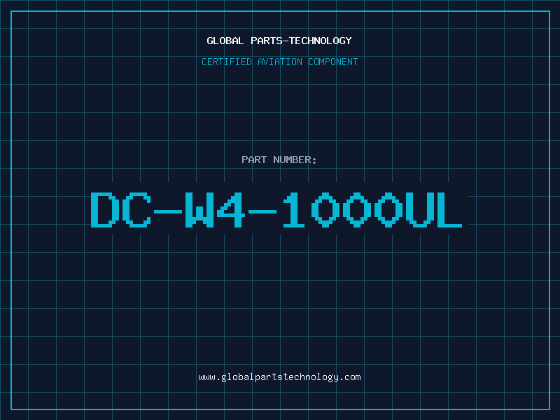 Aviation Part DC-W4-1000UL