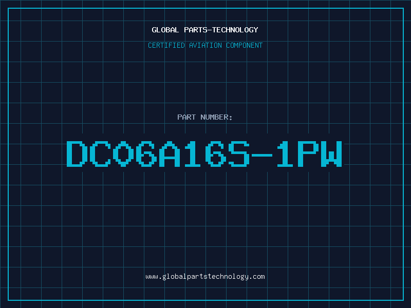 Aviation Part DC06A16S-1PW