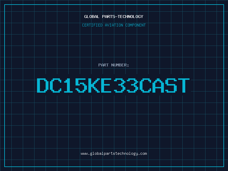 Aviation Part DC15KE33CAST
