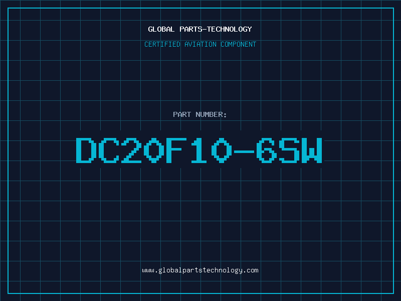 Aviation Part DC20F10-6SW
