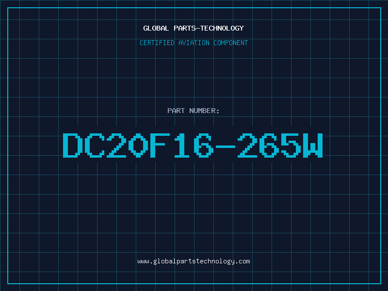Aviation Part DC20F16-265W