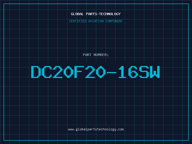 Aviation Part DC20F20-16SW