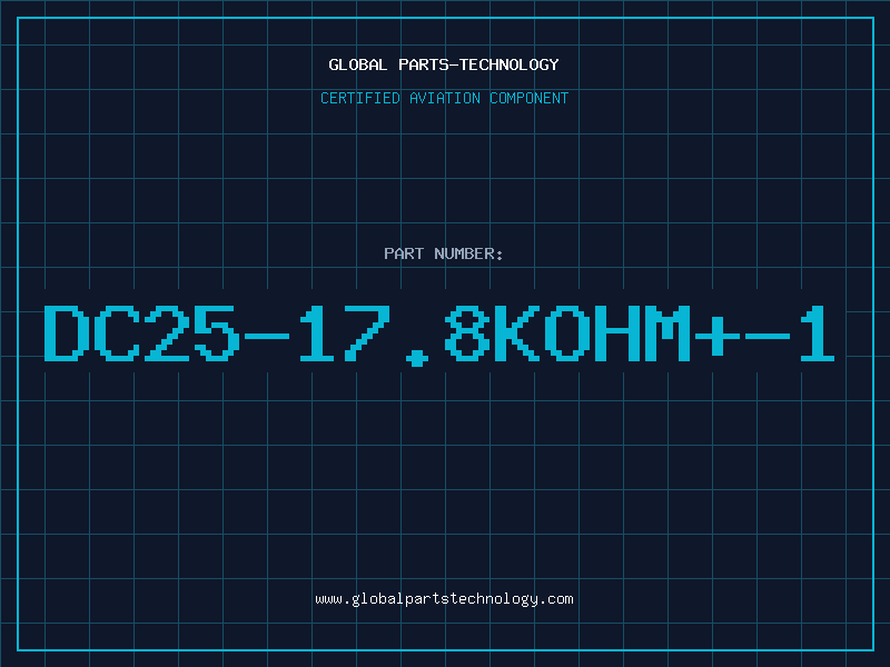 Aviation Part DC25-17.8KOHM+-1