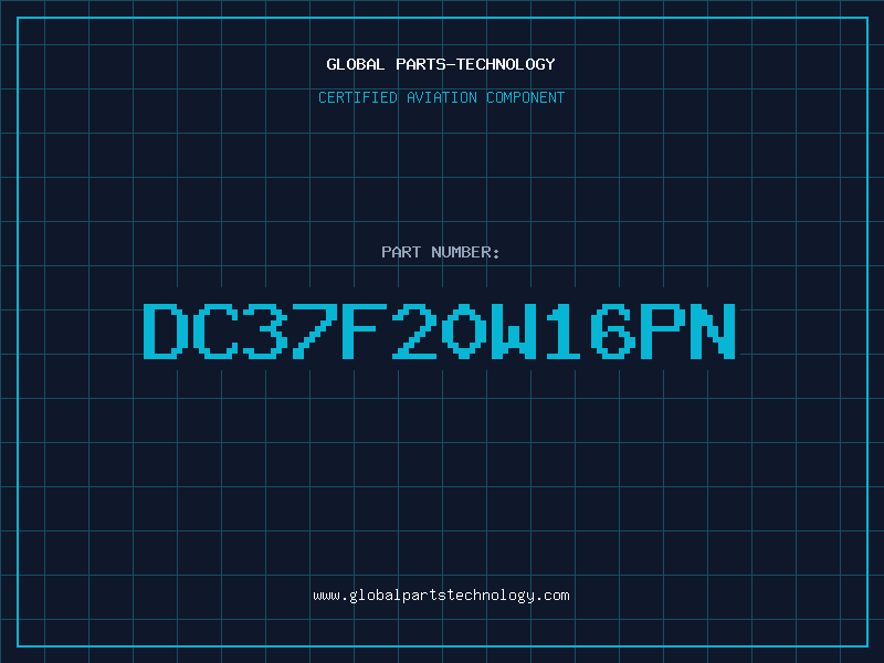 Aviation Part DC37F20W16PN