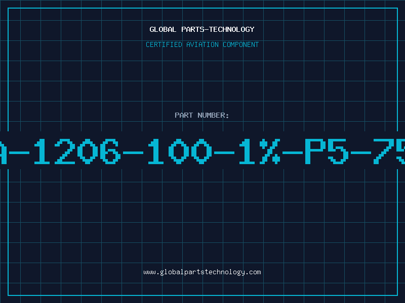 Aviation Part DCA-1206-100-1%-P5-750K