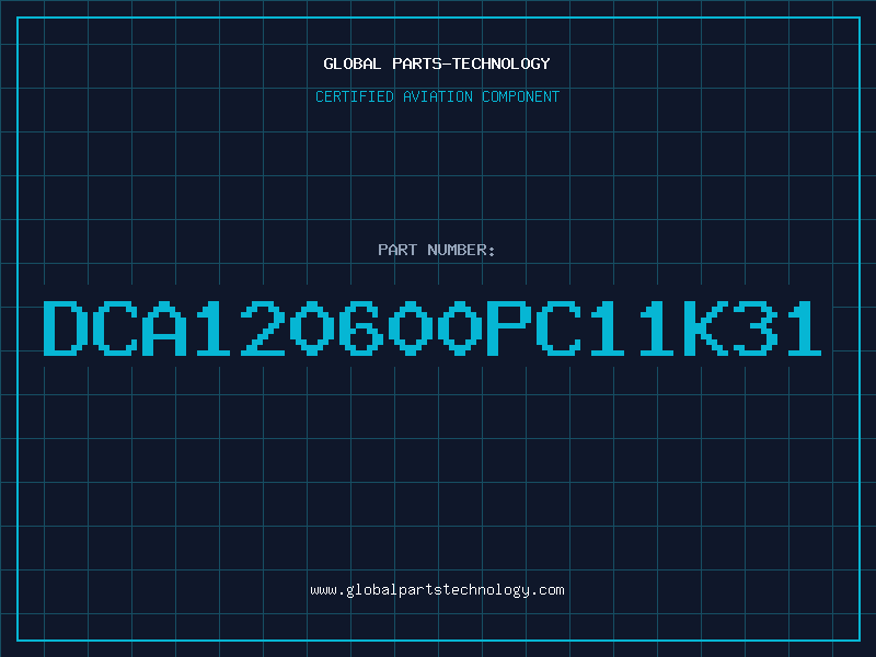Aviation Part DCA120600PC11K31