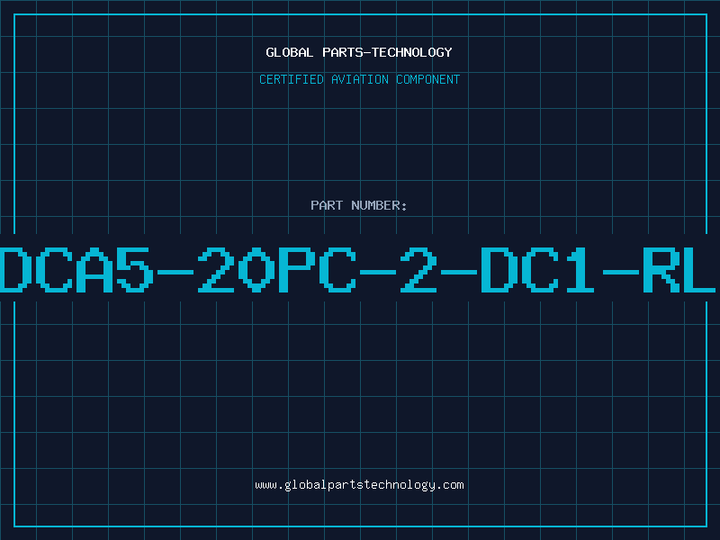 Aviation Part DCA5-20PC-2-DC1-RL