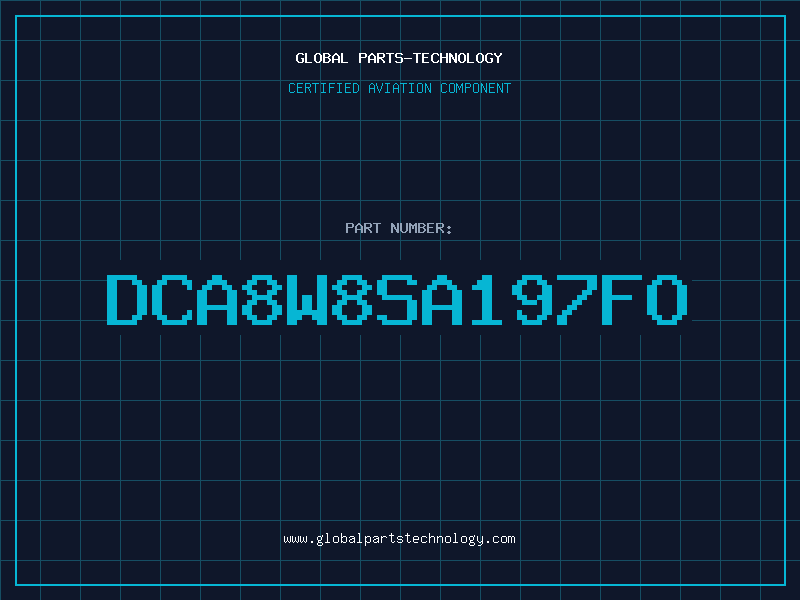 Aviation Part DCA8W8SA197FO