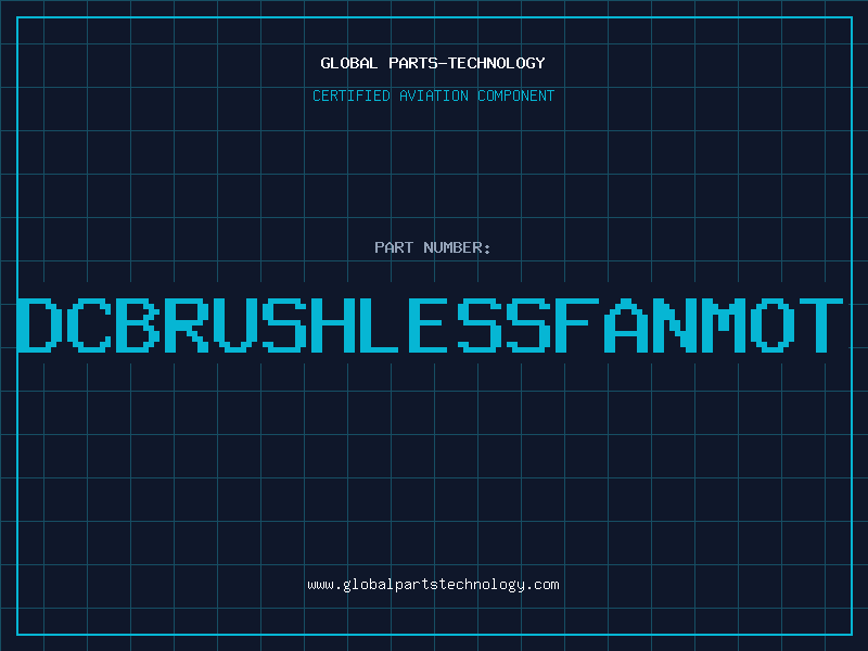 Aviation Part DCBRUSHLESSFANMOT