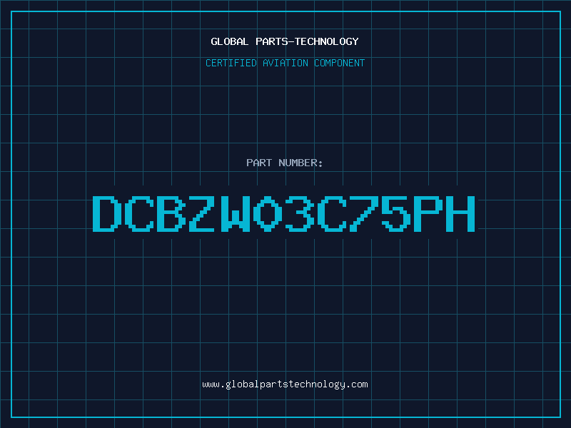 Aviation Part DCBZW03C75PH