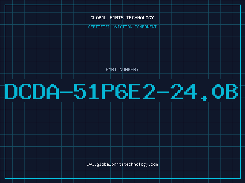 Aviation Part DCDA-51P6E2-24.0B