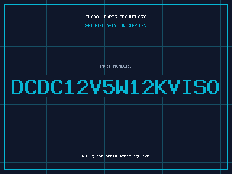 Aviation Part DCDC12V5W12KVISO