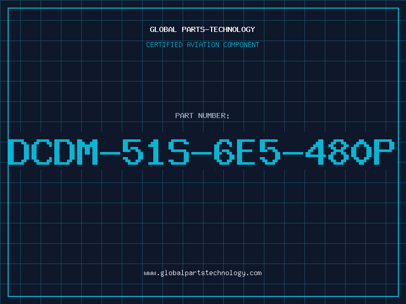 Aviation Part DCDM-51S-6E5-480P