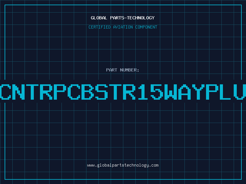 Aviation Part DCNTRPCBSTR15WAYPLUG