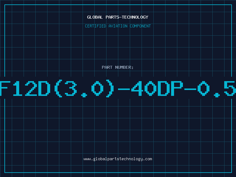 Aviation Part DF12D(3.0)-40DP-0.5V