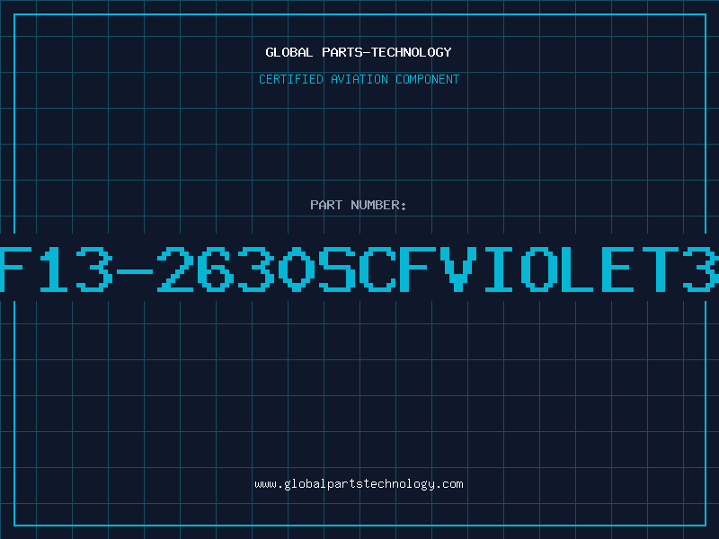 Aviation Part DF13-2630SCFVIOLET30