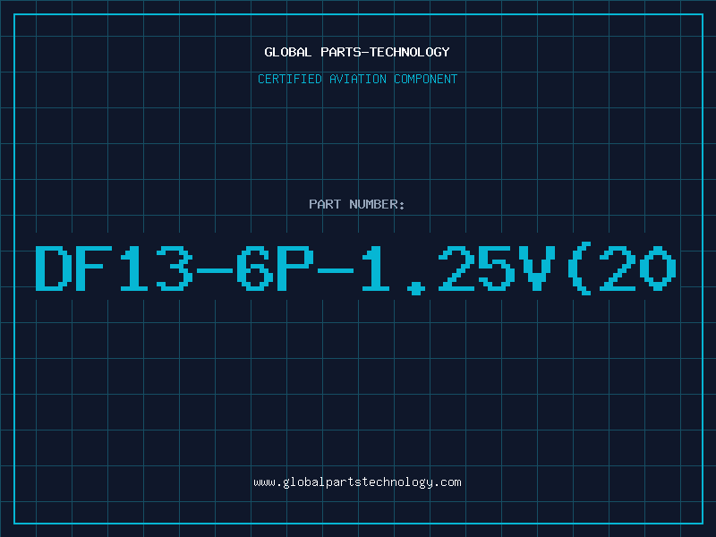 Aviation Part DF13-6P-1.25V(20