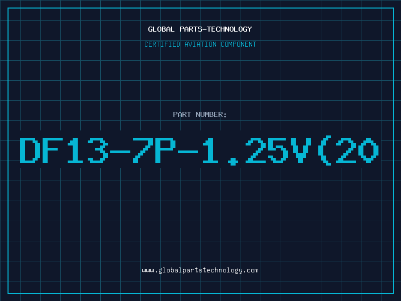 Aviation Part DF13-7P-1.25V(20