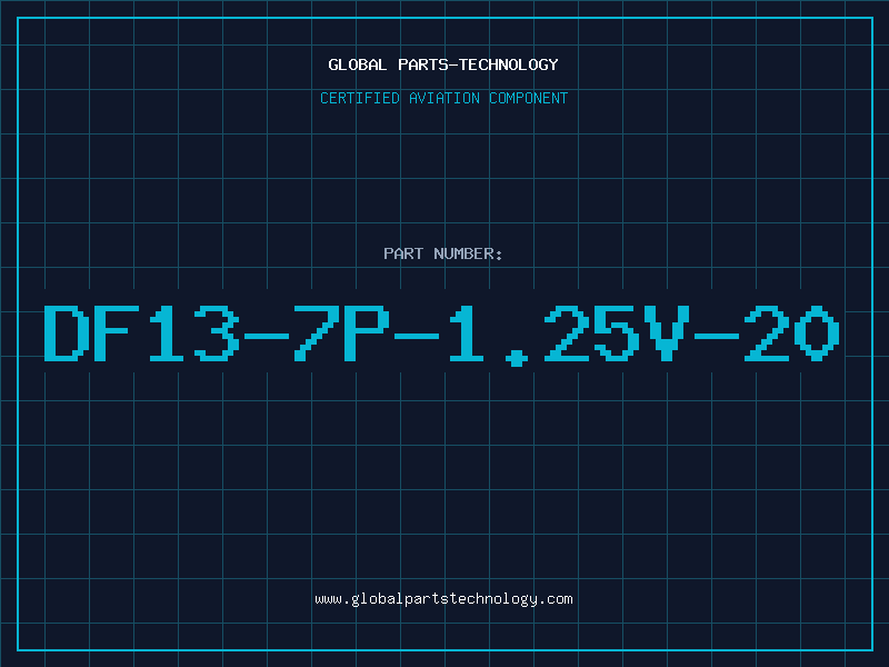 Aviation Part DF13-7P-1.25V-20