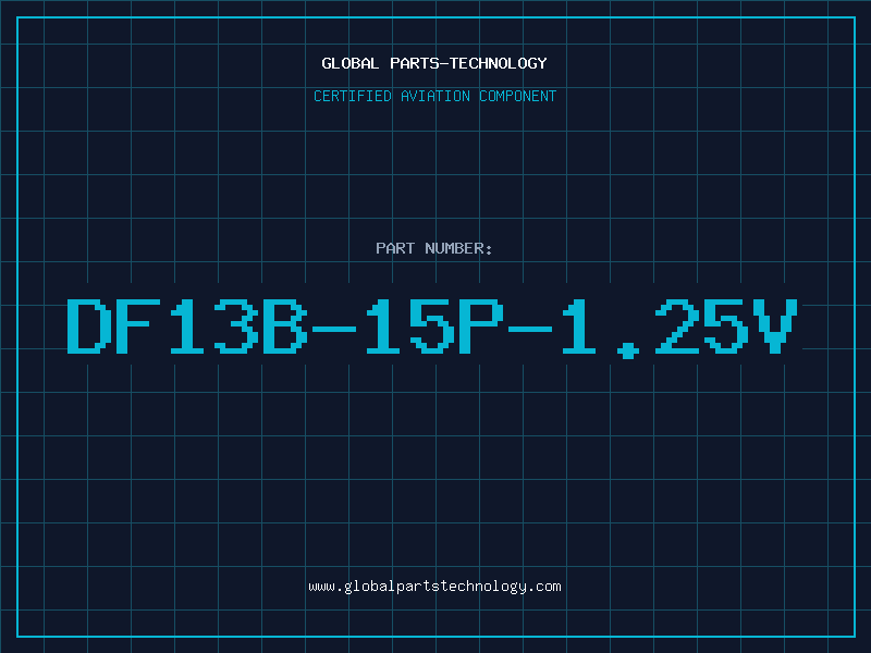 Aviation Part DF13B-15P-1.25V