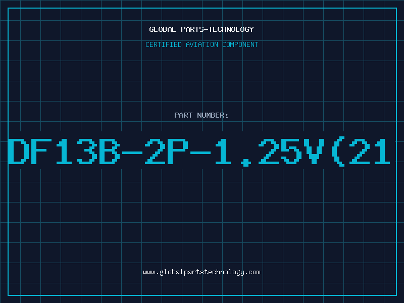 Aviation Part DF13B-2P-1.25V(21