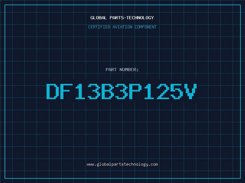 Aviation Part DF13B3P125V