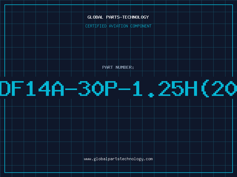 Aviation Part DF14A-30P-1.25H(20