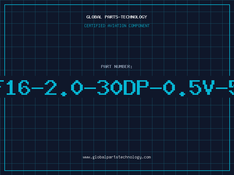 Aviation Part DF16-2.0-30DP-0.5V-51