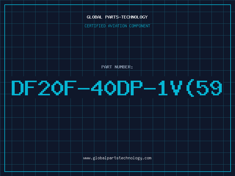 Aviation Part DF20F-40DP-1V(59