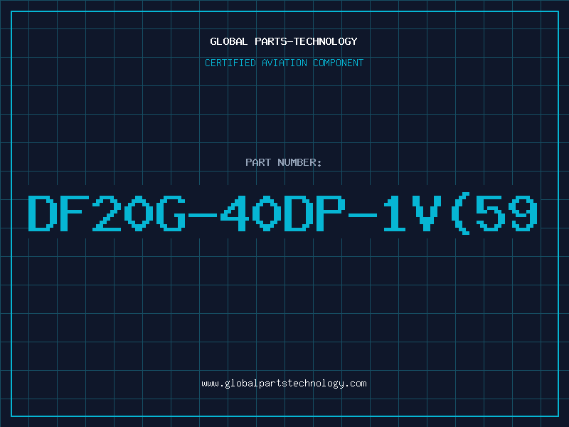 Aviation Part DF20G-40DP-1V(59