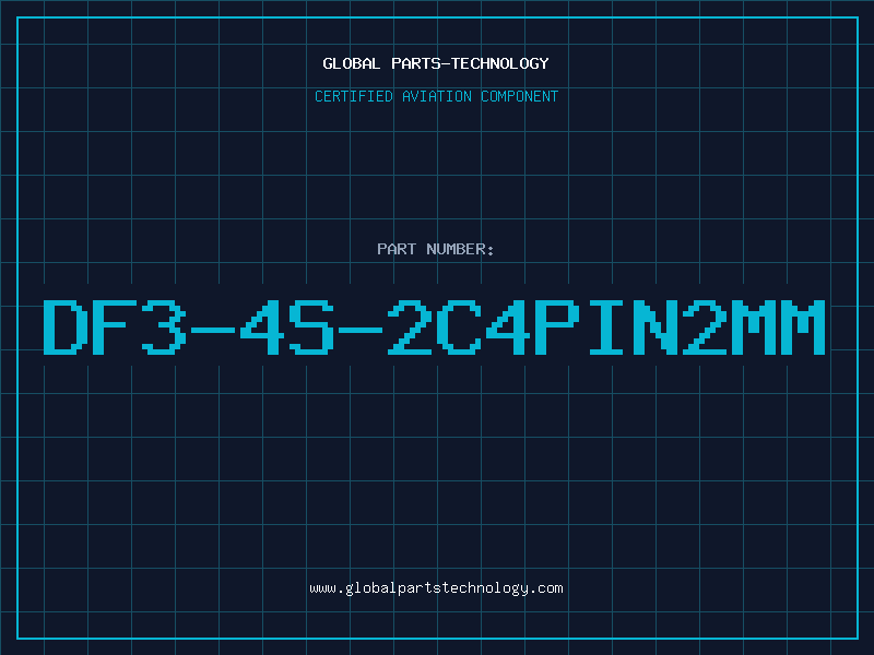 Aviation Part DF3-4S-2C4PIN2MM