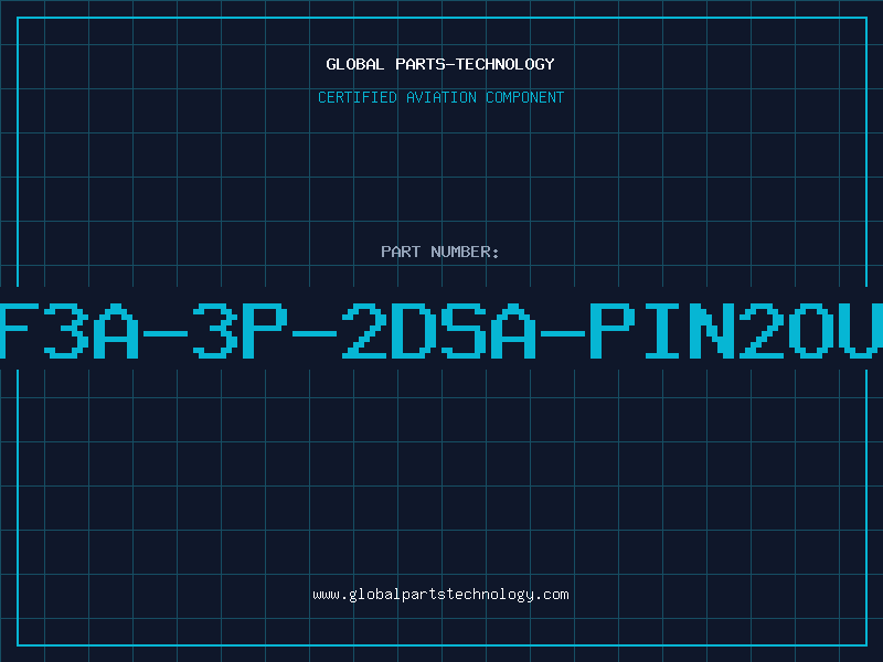 Aviation Part DF3A-3P-2DSA-PIN2OUT