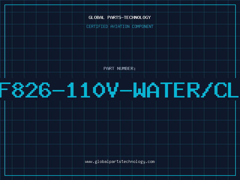 Aviation Part DF826-110V-WATER/CLE