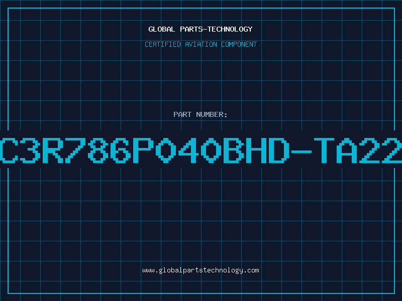 Aviation Part DFC3R786P040BHD-TA2210