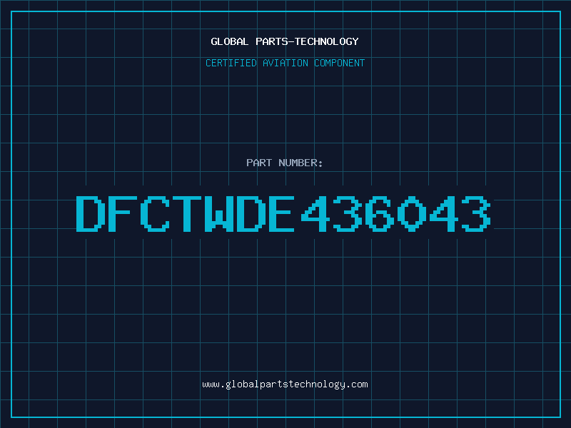 Aviation Part DFCTWDE436043