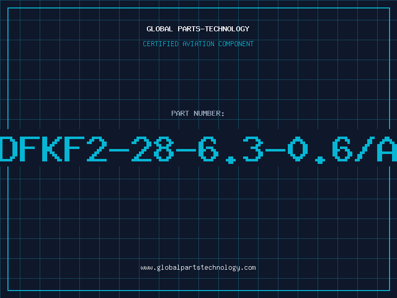 Aviation Part DFKF2-28-6.3-0.6/A