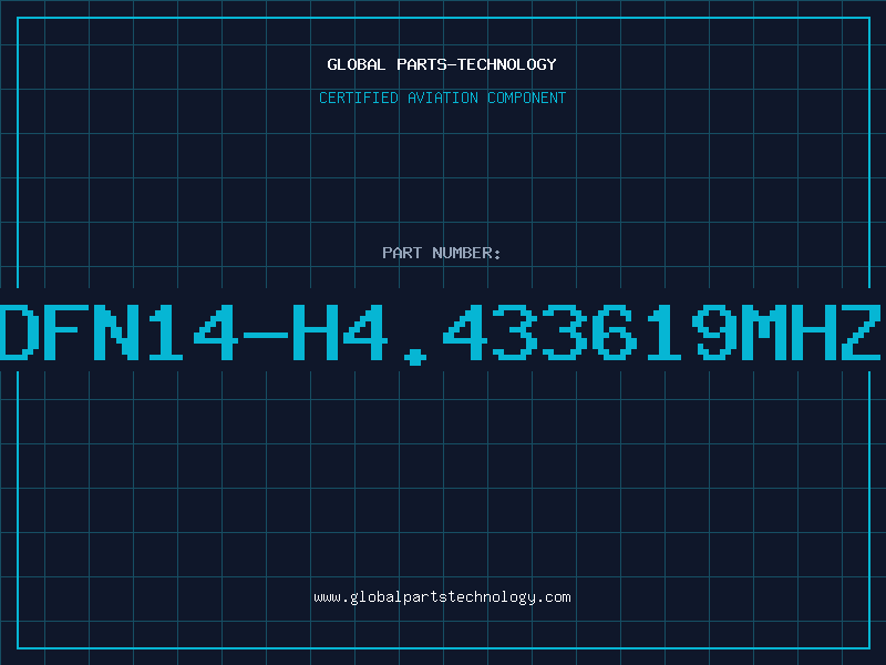 Aviation Part DFN14-H4.433619MHz