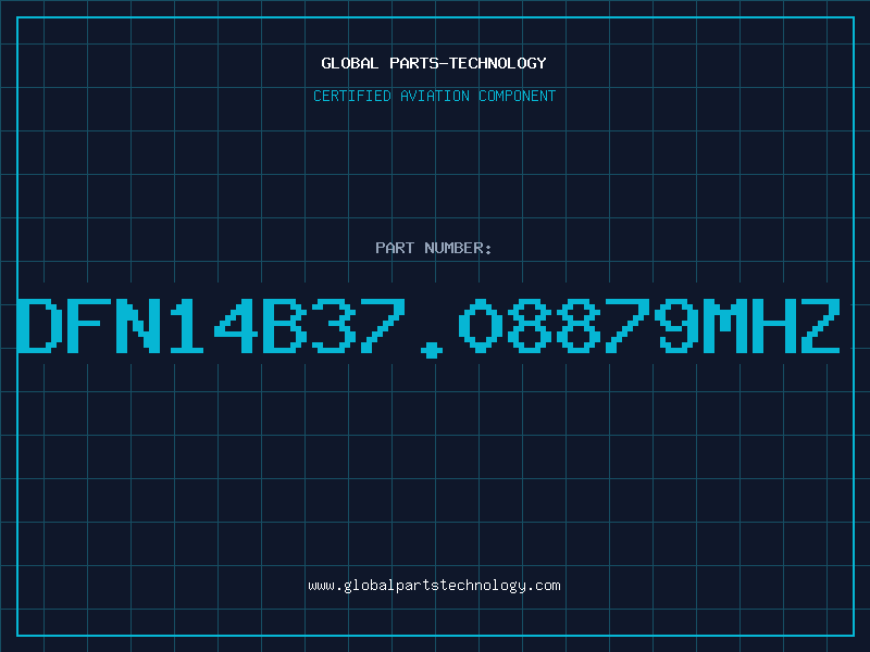 Aviation Part DFN14B37.08879MHz