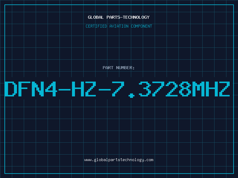 Aviation Part DFN4-HZ-7.3728MHZ