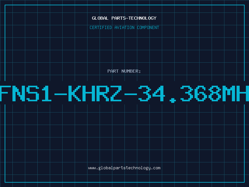 Aviation Part DFNS1-KHRZ-34.368MHZ
